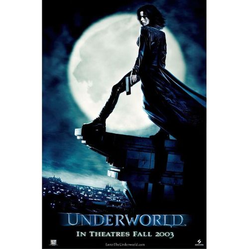 Underworld Poster Kate Beckinsale (Teaser / auf dem Dach)