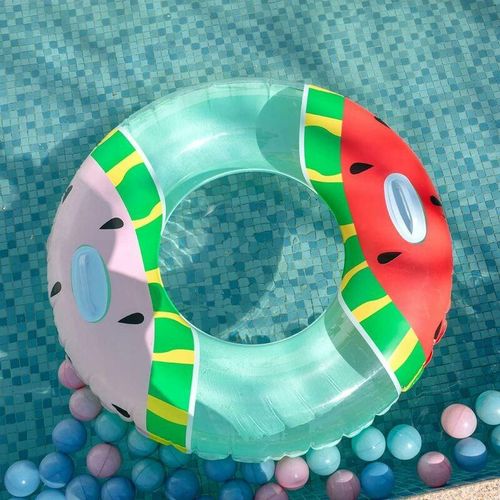 Rhafayre - Schwimmboje, Aufblasbare Poolschwimmer, Schwimmspielzeug in Wassermelonenform, Sommerspielzeug für Schwimmbad, Strand,