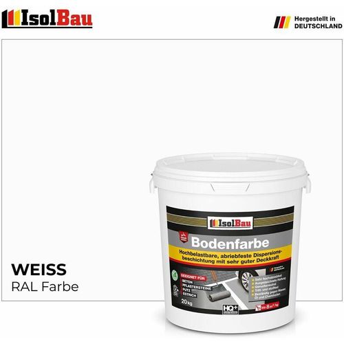 Bodenfarbe Betonfarbe Weiss 20 kg Bodenbeschichtung Fußbodenfarbe Garage