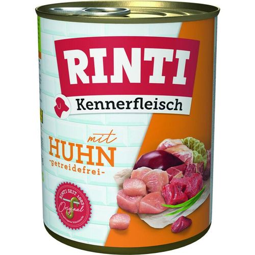 Pur Kennerfleisch Huhn 800 g Hundefutter Nassfutter - Rinti