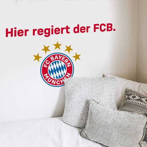 Fc Bayern München - Hier regiert der fcb 120x50cm