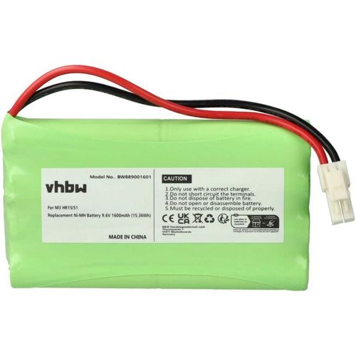 Vhbw - Akku kompatibel mit Somfy Evolvia Passeo 800 Schiebetorantrieb Torantrieb Drehtorantrieb (1600 mAh, 9,6 v, NiMH)