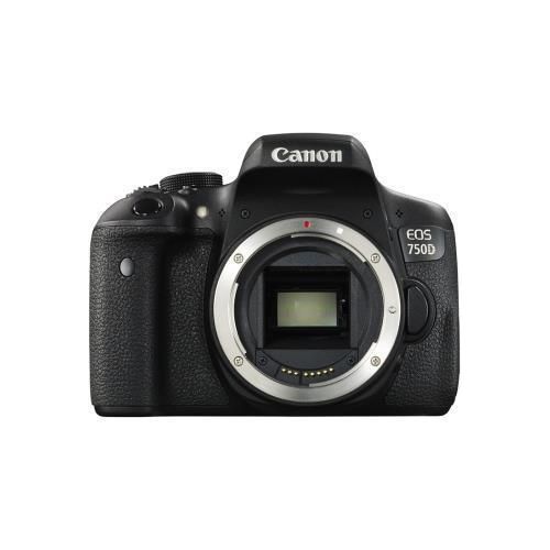 Spiegelreflexkamera EOS 750D - Schwarz + Canon EF-S 18-55mm f/3.5-5.6 III f/3.5-5.6