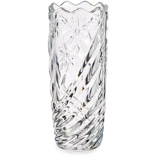 Vase aus geschliffenem Glas, 25 cm
