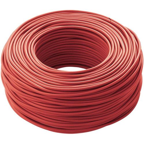 FS17 Unipolares Elektrokabel, Abschnitt 1,5 mm2, Rot Farbe, 50 m Strang
