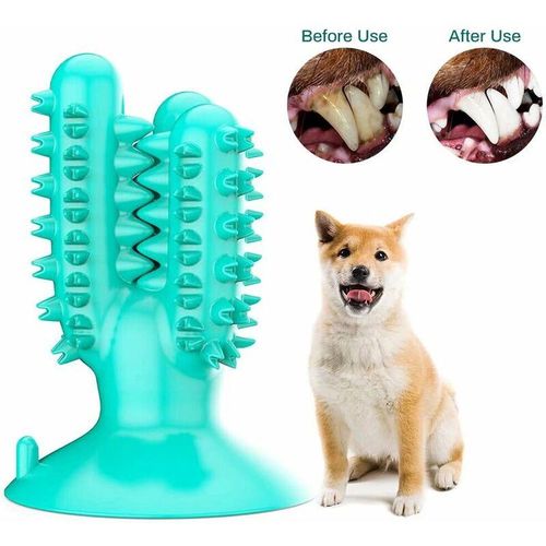 Minkurow - Hundezahnbürste, Zahnpflegespielzeug für Hunde, Zahnkauspielzeug für Hunde, Kauspielzeug für Hunde, Gummizähne, Hundereinigung,