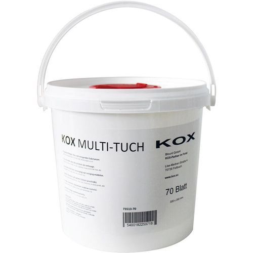 KOX - Reinigungstücher / Reinigungstuch Multi-Tuch 70 Tücher - Weiß