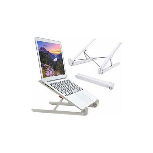 Minkurow - Laptopständer, Faltbarer Laptopständer, Laptopständer, Ergonomischer Sitz auf Augenhöhe, MacBook-Computerständer, Leichter Laptopständer
