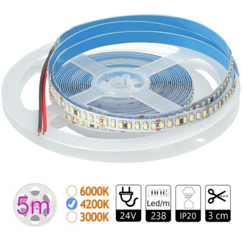 Jandei - led tira 24V 4200K 238LEDS IP20 SMD3014 bobina 5 mts tira led 24V