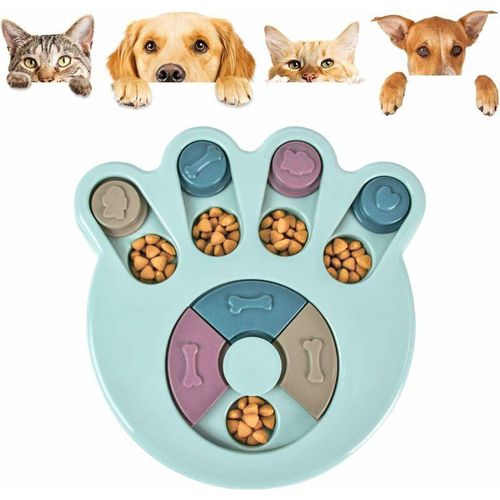 Puzzle Feeder Toy, Dog Puzzle Slow Feeder Toy, Intelligence Dog Game, Educational Interactive Dog Toy, Dog Feeder With Treat Dispenser-A - Minkurow