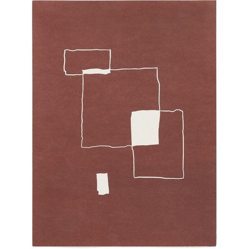 Evilda Bild Papier rot 42 x 56 cm - Rot - Kave Home
