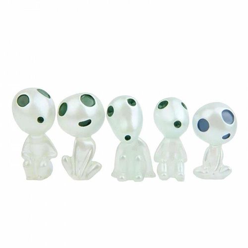 5x im Dunkeln leuchtende Minifiguren – Kodama