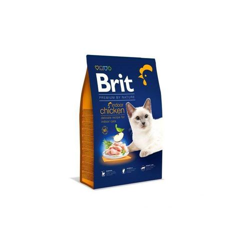Brita - Trockenfutter für Katzen brit premium by nature indoor Huhn 1,5 kg
