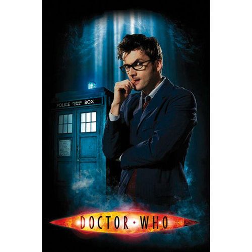 Doctor Who Poster The Doctor & Phone Box II