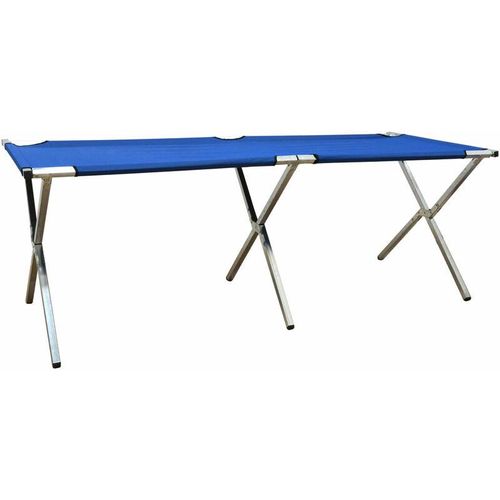 Verkaufsstand Verkaufstisch 205x67x70 cm klappbar Blau - blau