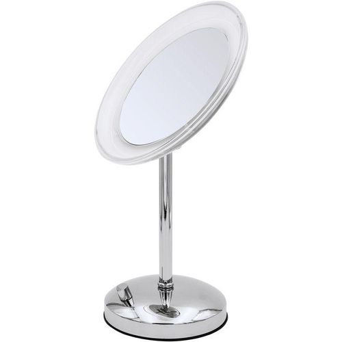 Kosmetik-Standspiegel mit LED Tiana chrom - chrom