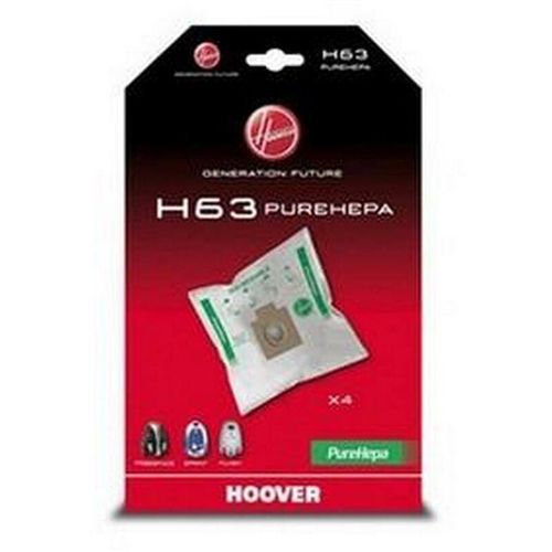 Ersatzteil - H63 Schachtel mit 4 Beuteln ohne Zubehör Hepa sprint freespace flash freespace greenray - Hoover