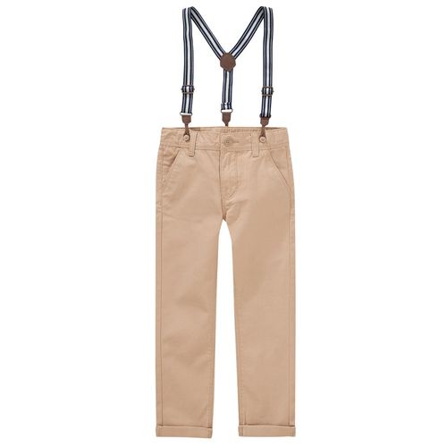Jungen Chinohose mit Hosenträgern
