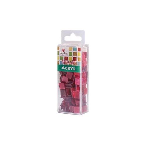 Rayher Mosaiksteine glitter rot Acryl glitter