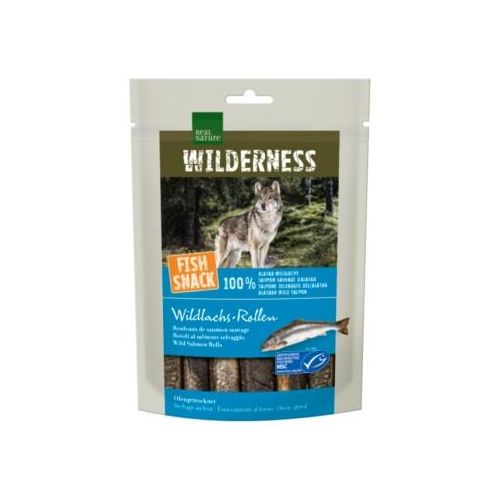 REAL NATURE WILDERNESS Fish Snack 70g Glacier Bay, Glacier Bay (Wildlachs-Rollen)