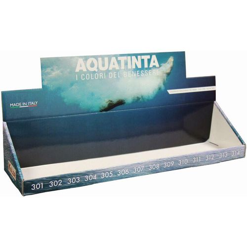 Leeres aquatinta-display