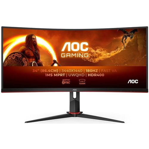 AOC CU34G2XP/BK Curved Gaming Monitor 86,4cm (34 Zoll)