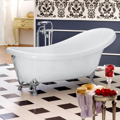 Ottofond Azur freistehende Badewanne, oval, 851501,