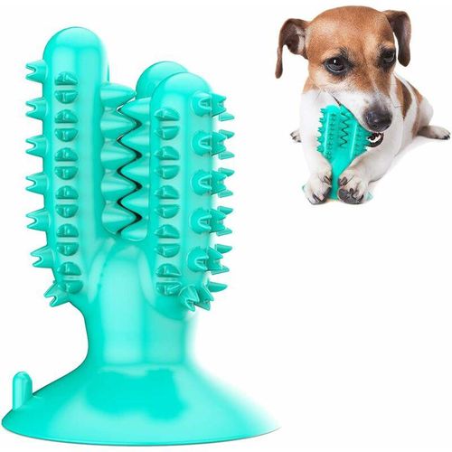 MINKUROW Hundezahnbürste, Hundekauspielzeug, Kauspielzeug, Unzerstörbares Hundespielzeug, Hundespielzeug, Zahnpflege,