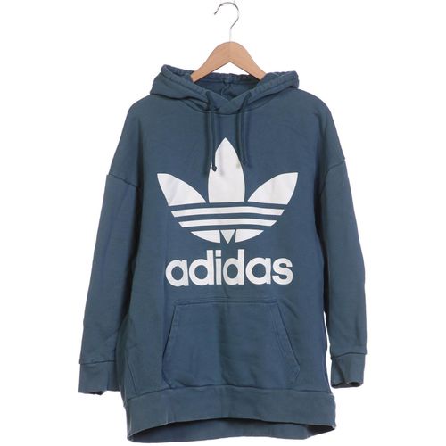 adidas Originals Damen Kapuzenpullover, blau, Gr. 42