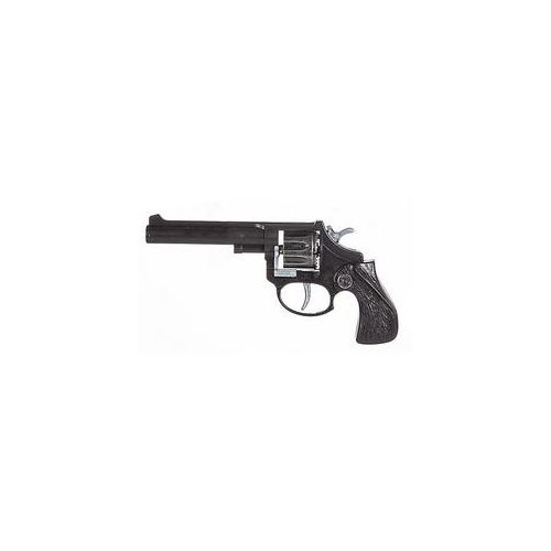 Spielzeugpistole "Cowboy", schwarz/grau, 18 cm