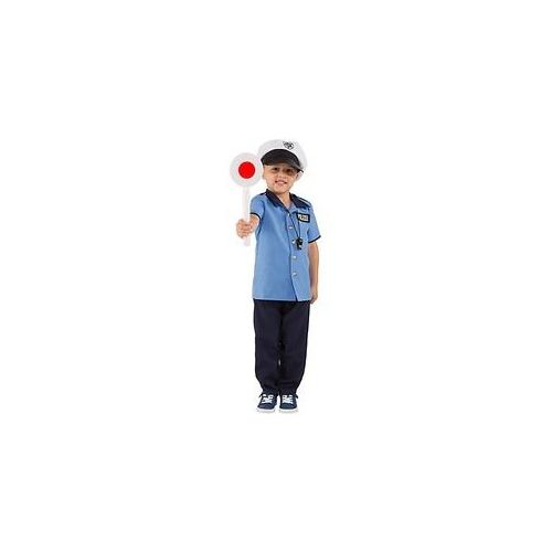 Polizei Kostüm für Kinder, blau