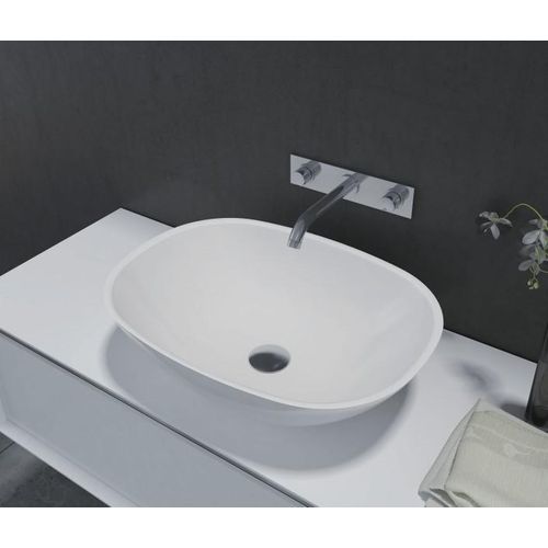Aufsatzbecken Aufsatz-Waschbecken oval PB2202 - 55 x 40 x 15 cm