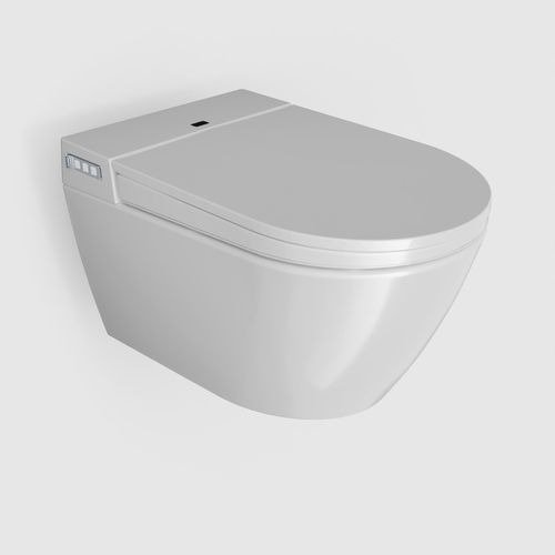 BERNSTEIN SCHOONWC 540 PRO Wit met verwarmde zitting & sterilisator - randloze WC - compleet systeem