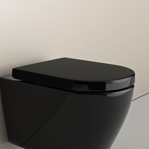 WC-Sitz WC-Deckel Softclose U1002 schwarz