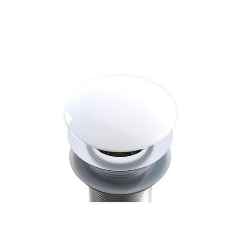 Bovenkant - deksel - stop voor Pop-up-plug in glanzend wit