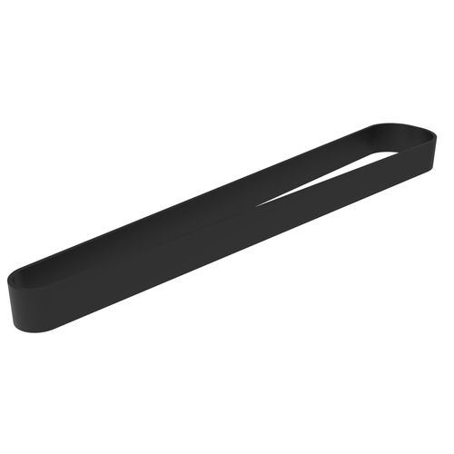 Hoogwaardig handdoekhaakje SDEHH35 in mat zwart - Serie ES - Lengte: 35cm