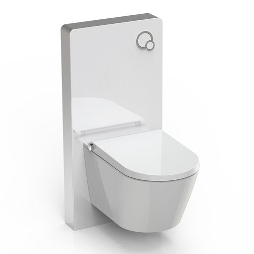 WC-Sparpaket 6: DUSCH-WC Basic 1102 & Sanitärmodul 805 in Weiß