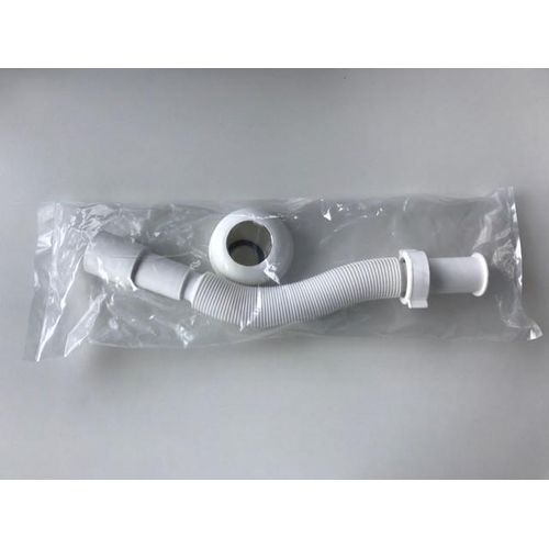 Flexibles Anschlussrohr für Geruchsverschluss - passend für Waschbecken mit 1 1/4 Zoll-Anschluss