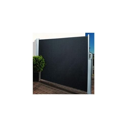 Polyester Sichtschutz Markise Lyon in der Größe 350 x 120 cm in Anthrazit