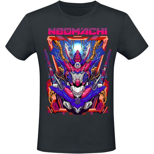 NEOMACHI MECHA T-Shirt schwarz in XL
