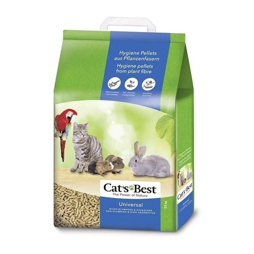 Katzen beste universelle biologisch abbaubare kologische Bett fЩr Kaninchen, Katzen und kleine Nagetiere - 10 l