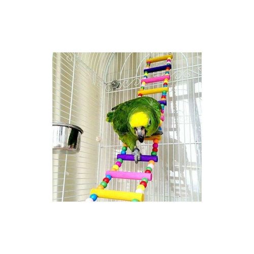 Amirror Smart Ug - Vogel-Papageien-Spielzeug, Leitern, Schaukel, hängendes Kauspielzeug, Vogelkäfig-Zubehör, Hängematten-Schaukelspielzeug für kleine