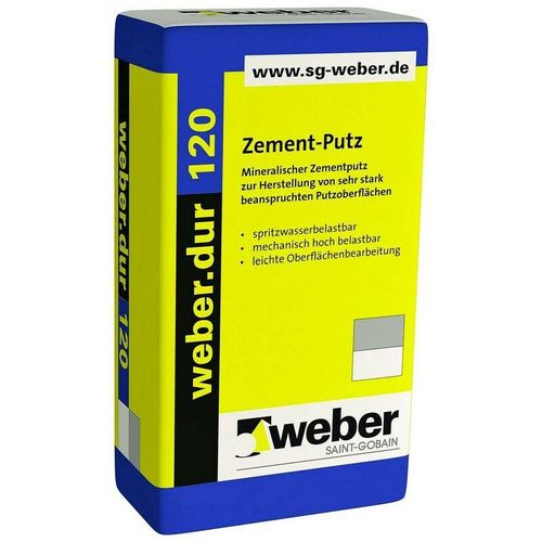 Weber.dur 120 mineralischer Zement-Putz, 30 Kg