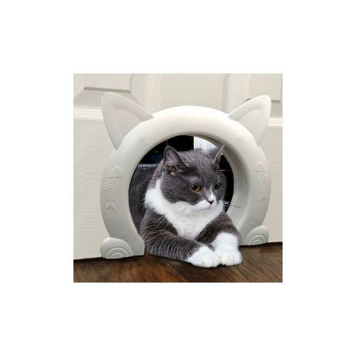 Longziming Katzenklappe, Katzenklappe, geeignet für kleine, mittlere und große Katzen, für Katzentoilette, Katzenhaus, Katzenbecken