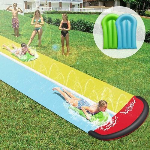 Wasserrutschen für Kinder – 16 Fuß aufblasbare Wasserrutschen für Kinder und Erwachsene, Sommerspielzeug für Gartenspielzeug und Wasserspielzeug,