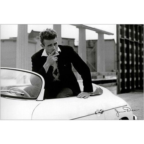 James Dean Poster Car