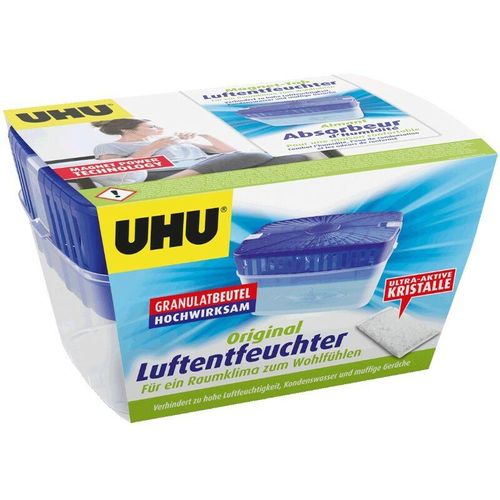 Luftentfeuchter Original, Bekämpft Feuchtigkeit und Schimmel in Wohnräumen, 1000g - UHU