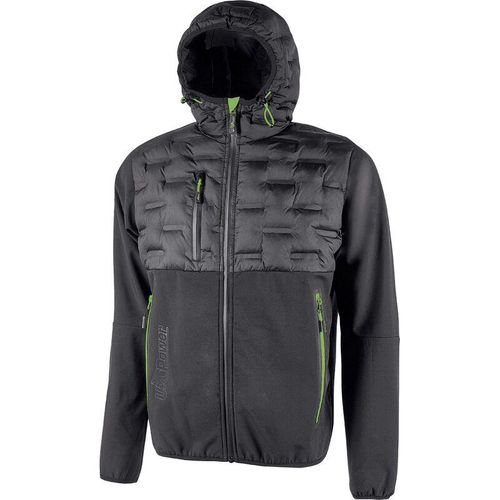 U-power - spock jacke grau-grün grösse m