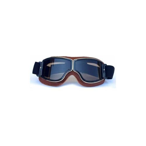Motorrad- und Jetbrillen Motorradbrillen 18 x 8 cm (brauner Rahmen + braune Linse)