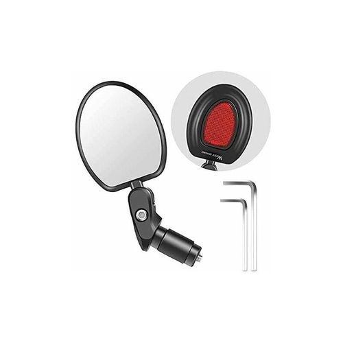 Amirror Smart Ug - Fahrradspiegel, Fahrradspiegel, 360° verstellbarer Spiegel, HD-Fahrradspiegel für Mountainbike, Rennrad – ovaler Spiegel (mit